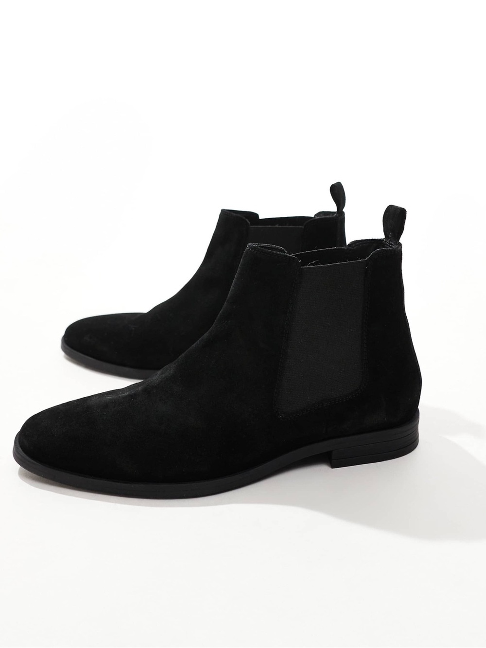 ASOS Black Suede Chukka Chelsea Boots